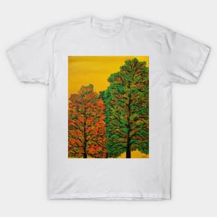 Autumn Trees At Dawn T-Shirt